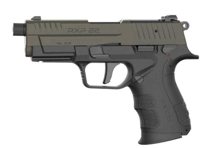 RXP22 .22LR 4" TB OR Blk/OD Grn (2)13rd