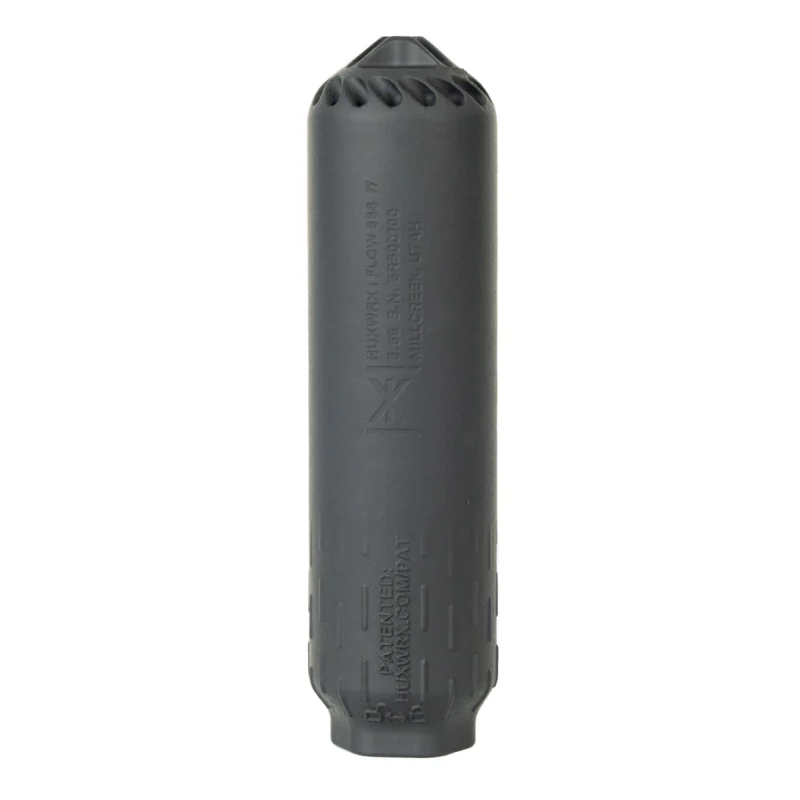 HUXWRX FLOW 556 TI SUPPRESSOR BLK 3D PRINTED GRADE 5 TITANIUM - Image 2