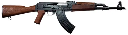 Zastava Arms Usa ZR7762WM ZPAPM70 7.62x39mm 30+1 16.25" Black Hammer Forged/Chrome Lined Barrel/Black Dark Walnut Fixed Stock Walnut & Dark Walnut Grip Right Hand