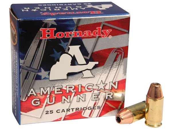 HORNADY AMERICAN GUNNER AMO 380 AUTO 90GR XTP AG 25RD (10 BOX CASE) - Image 4