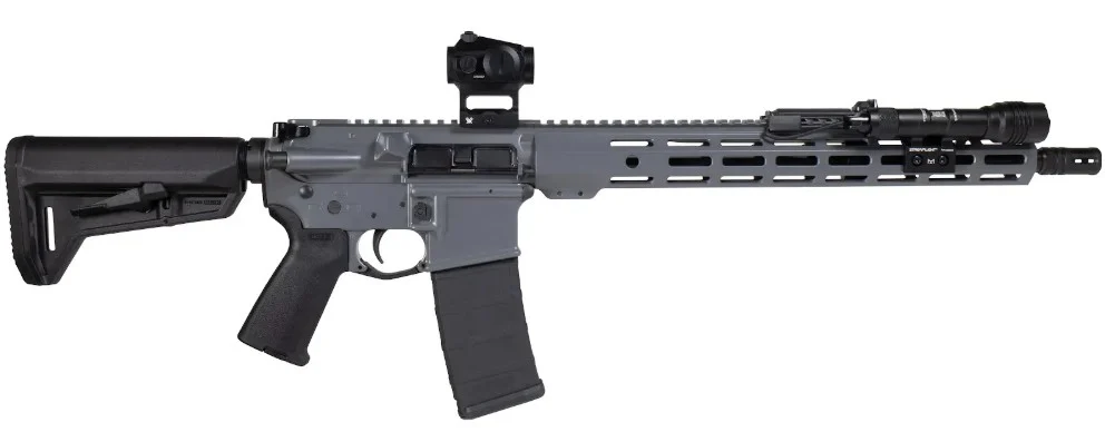 SHARK COAST TACTICAL AR15 GREY NIGHT BUNDLE-CA COMPLIANT 556 16IN BARREL 10RD SCTARGCC