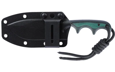 CRKT NESSMUK 2.9" GRN/SLV W/SHEATH - Image 2