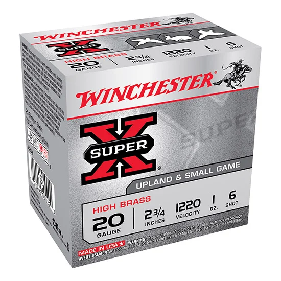 WIN SUPER-X HIGH BRASS GAME LD 20GA 2.75 25/10